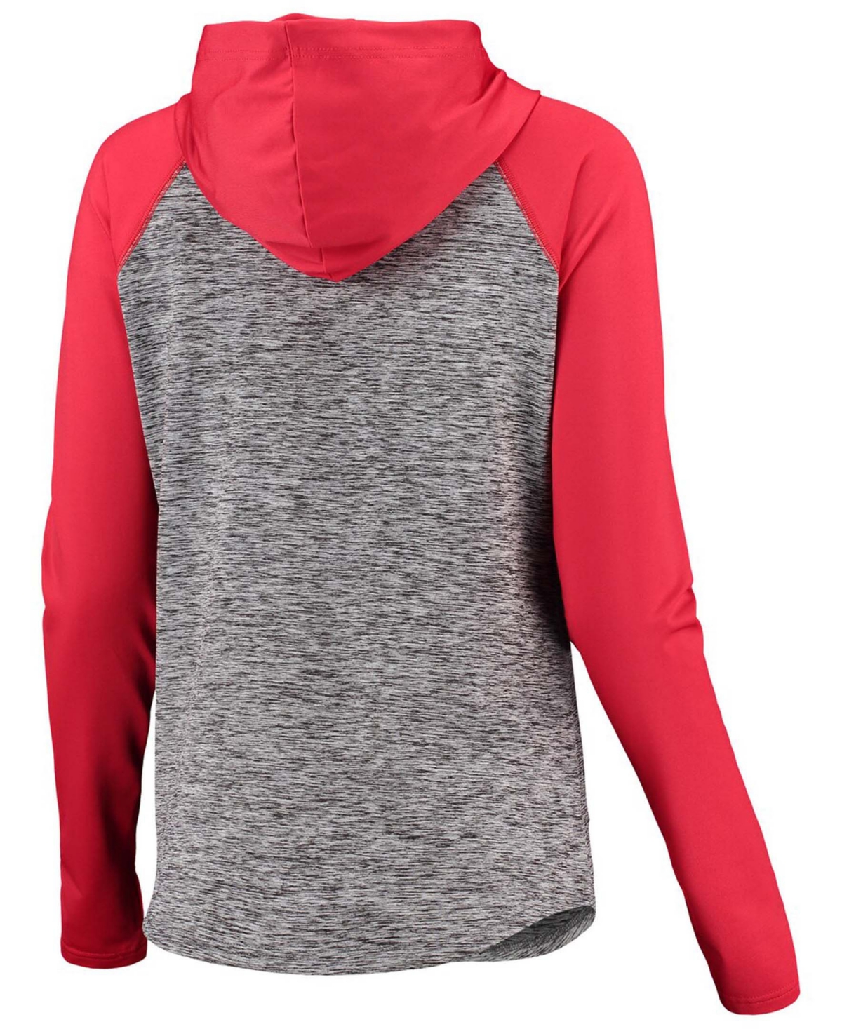 Women's Heathered Gray-Red Tampa Bay Buccaneers Championship Ring Pullover Hoodie - Heather Gray-Red