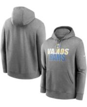 Men's New Era Royal Los Angeles Rams Combine Authentic Stated Logo Pullover  Hoodie