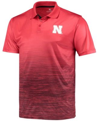Men's Scarlet Nebraska Huskers Marshall Polo