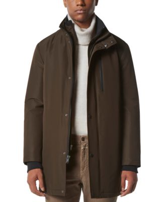 Marc new york men's car coat with knit inset hotsell