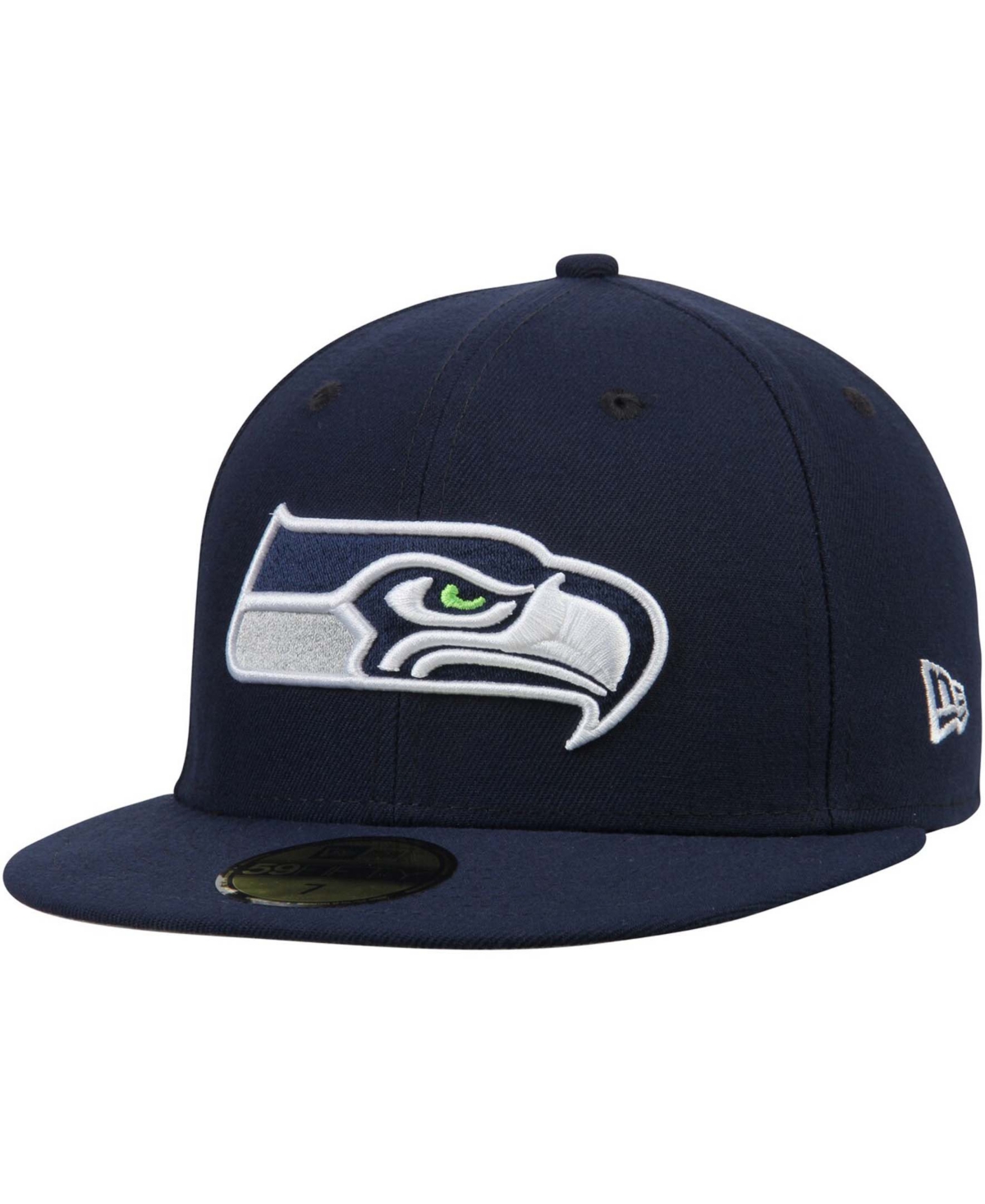 Men's College Navy Seattle Seahawks Omaha 59FIFTY Fitted Hat - Navy