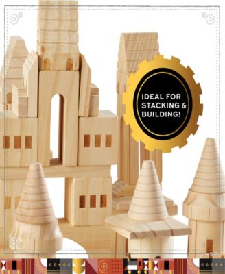 Medieval Knights and Princesses Wooden Castle Building Blocks
