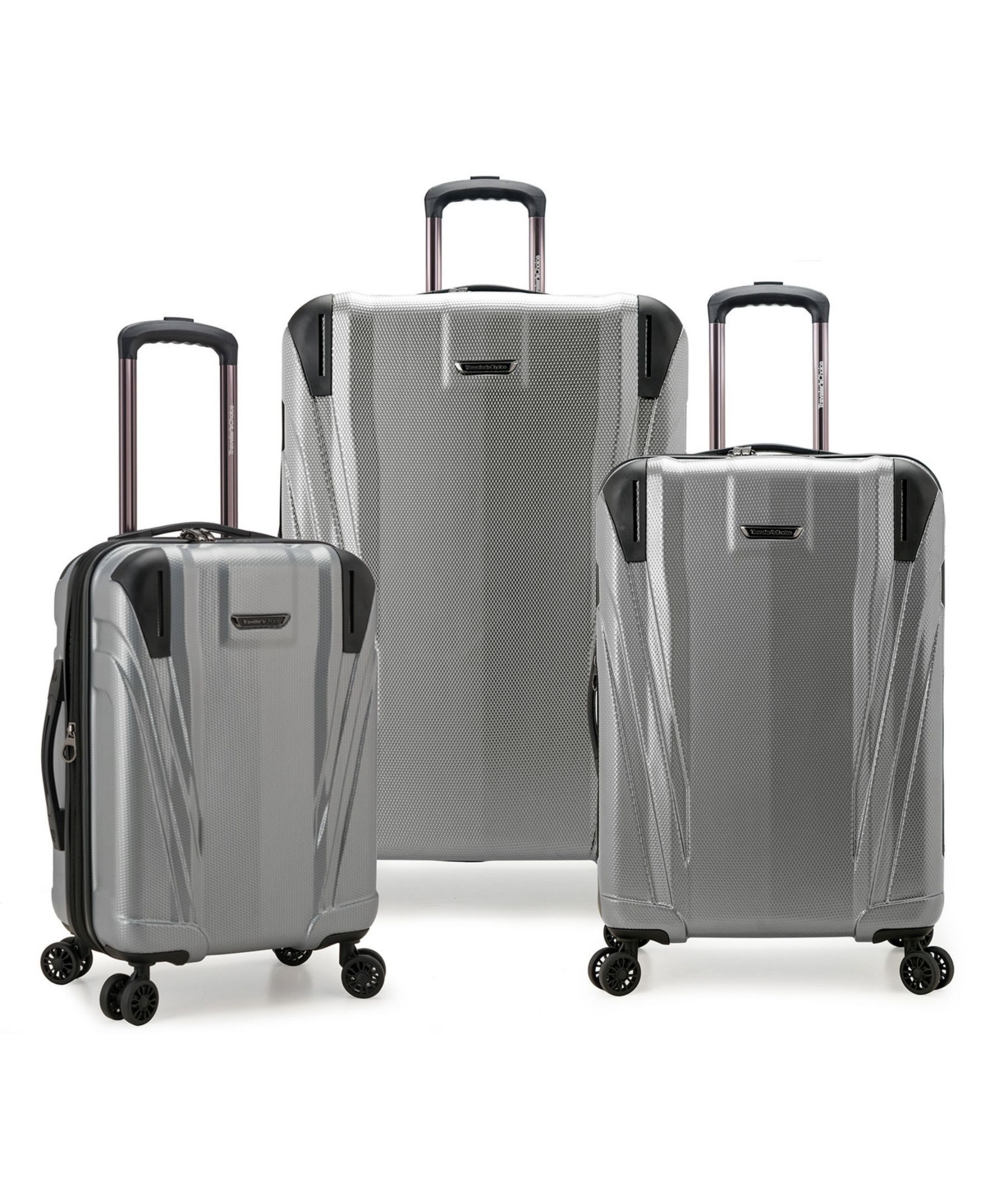 Valley Glen Hardside 3 Piece Luggage Set - Gray