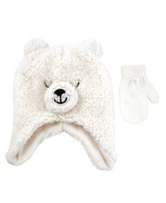 bear hat with mittens