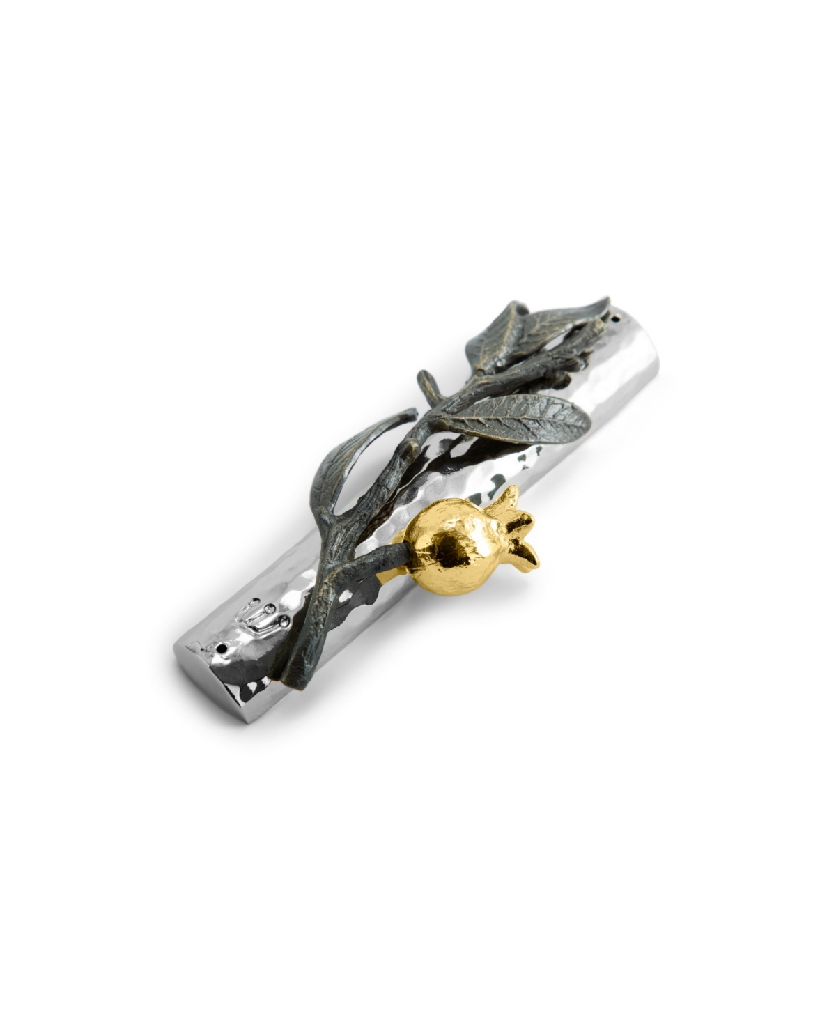 Pomegranate Mezuzah - Gold- Tone