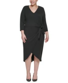 Plus Size High-Low Jersey Dress