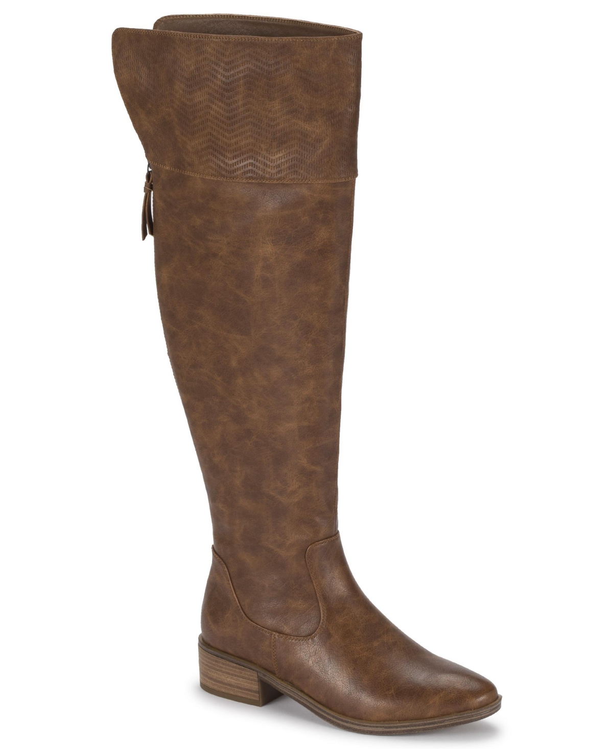 Marcella Wide Calf Over the Knee Boots - Acorn