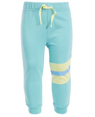 Baby Sports Style Cotton Jogger Pants – Black, Blue & Grey main image 1