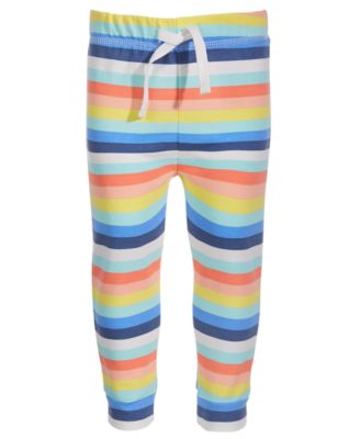First Impressions - Toddler Boys Striped Cotton Jogger Pants