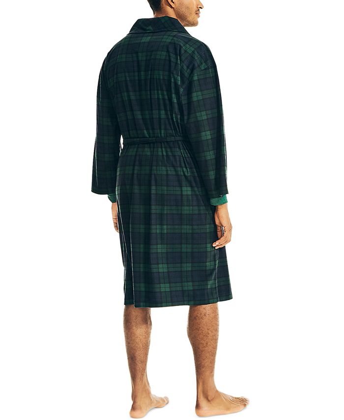 Nautica Men's Cozy Plaid Robe Macy's