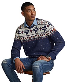 Men's Snowflake Cotton Sweater	