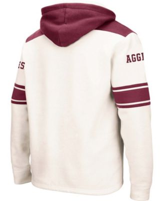 Men's Cream Texas A M Aggies 2.0 Lace-Up Hoodie
