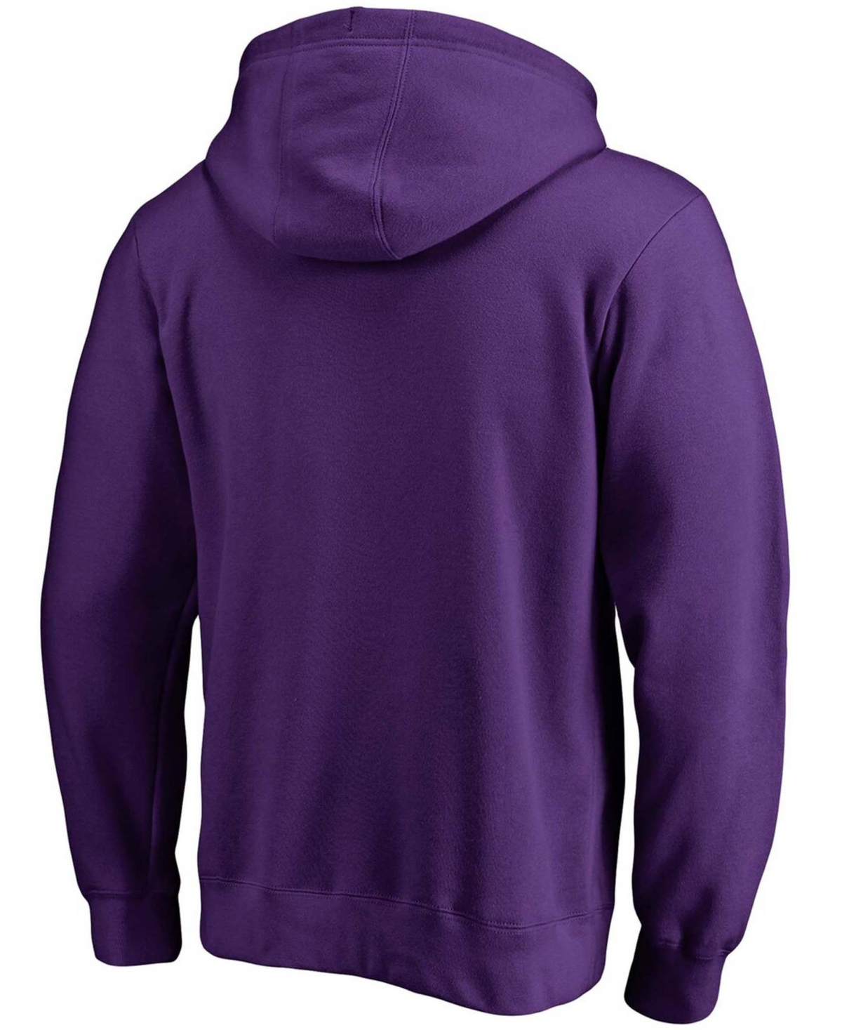 Fanatics Branded Purple Phoenix Suns Icon Primary Logo Fitted Pullover Hoodie In Purple