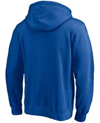 Men's Royal Philadelphia 76ers Post Up Hometown Collection Pullover Hoodie