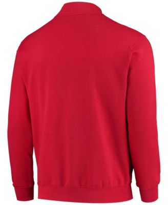 Men's Scarlet Nebraska Huskers Tortugas Logo Quarter-Zip Jacket