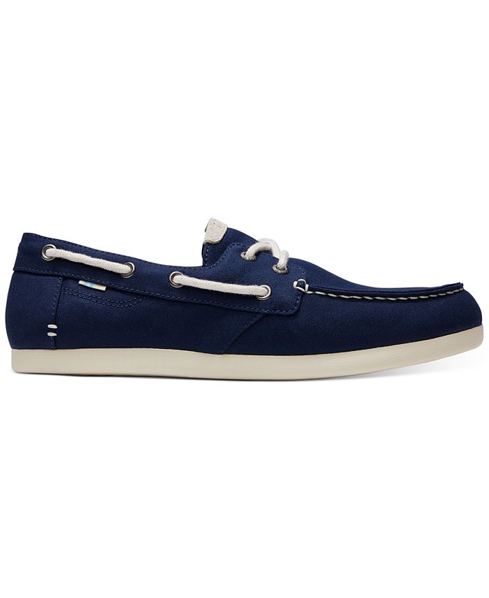 TOMS Men's Claremont Canvas Boat Shoes - Macy's