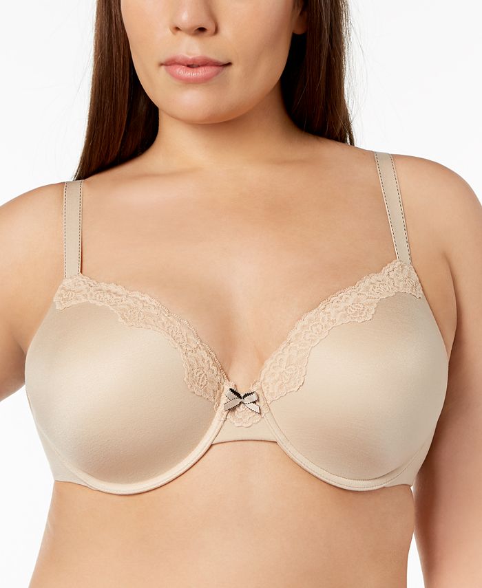 Maidenform Women's Comfort Devotion Embellished Extra Coverage Contour Bra,  White/Stone,34B : : Clothing, Shoes & Accessories