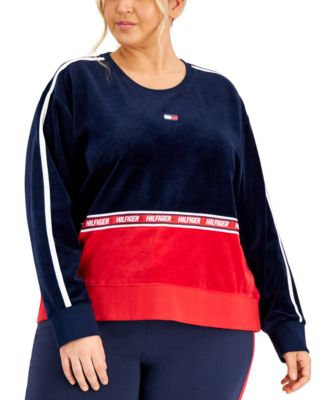 plus size tommy hilfiger sweatshirt