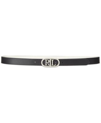 Lauren Ralph Lauren - Logo Buckle Reversible Leather Belt