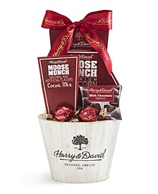 Holiday Flavors White Wash Gift Basket