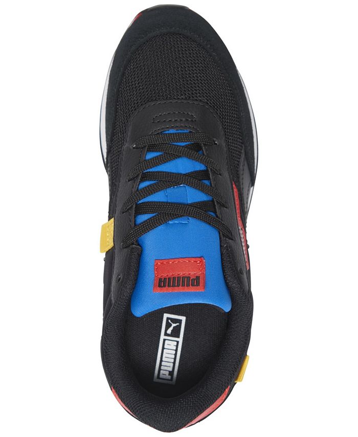 Puma Little Boys Future Rider Neon Play Casual Sneakers from Finish ...