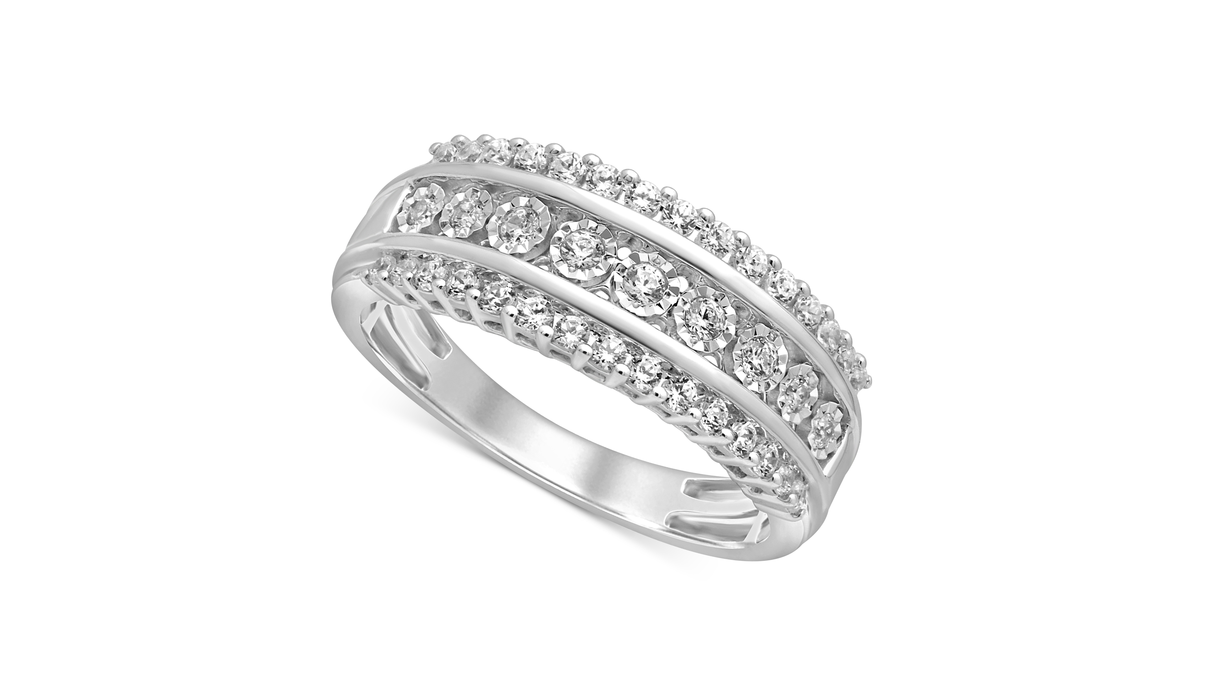 Diamond Anniversary Band (1/2 ct. t.w.) 14k White Gold
