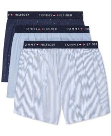 Men's Slim Fit Woven Boxers - 3 pk. 