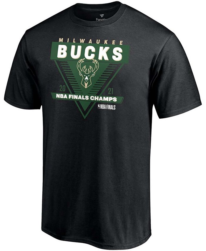 Fanatics Men's Black Milwaukee Bucks 2021 NBA Finals Champions Final ...