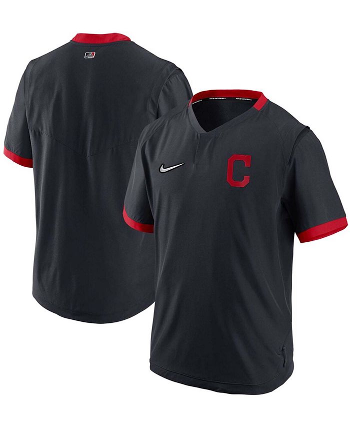Nike Men's Navy, Red Cleveland Indians Authentic Collection Short ...