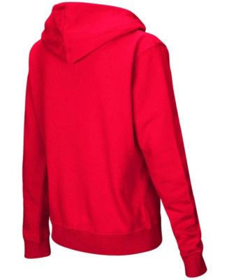 Women's Scarlet Rutgers Scarlet Knights Team Big Logo Pullover Hoodie