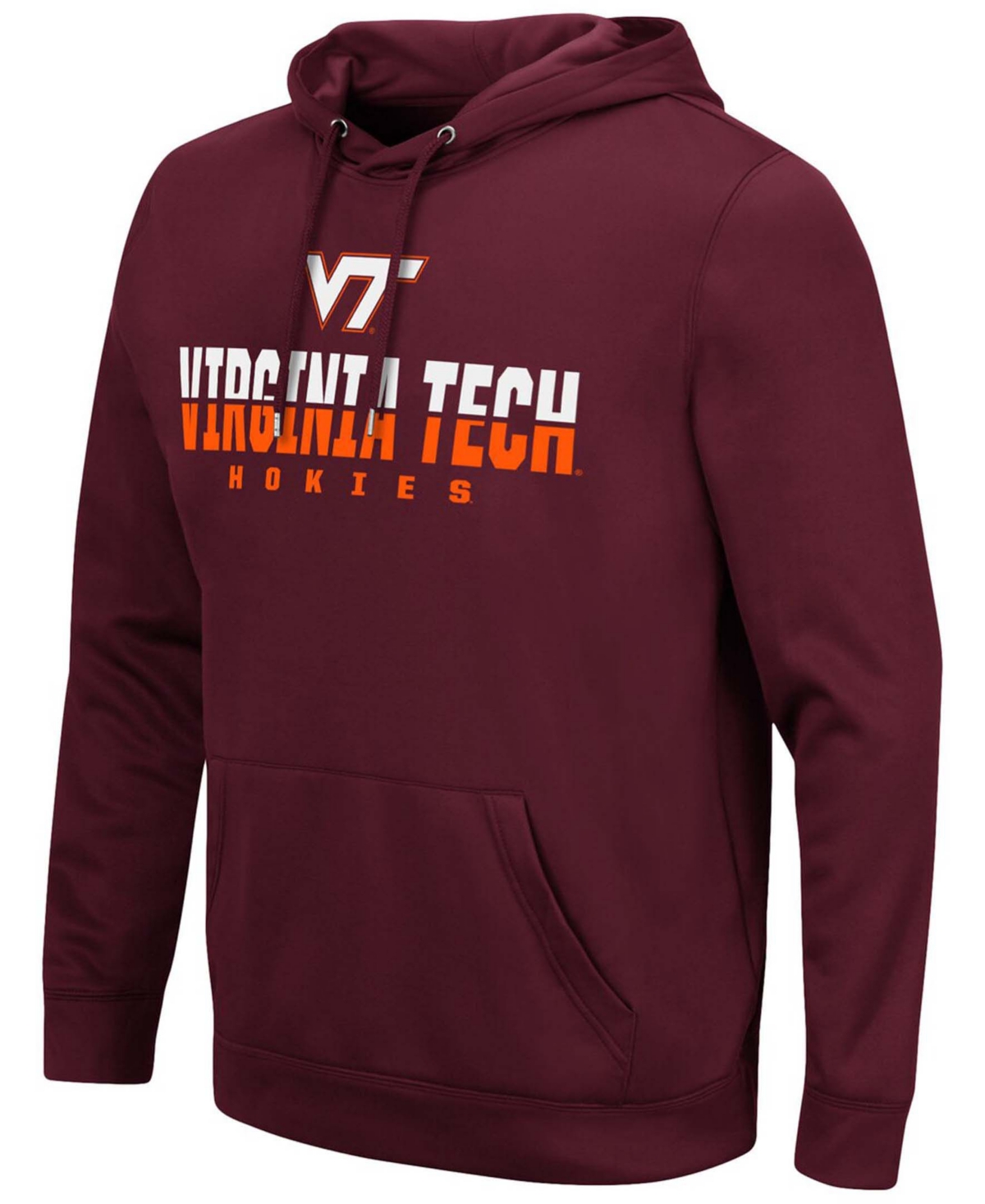 Colosseum Maroon Virginia Tech Hokies Lantern Pullover Hoodie In Maroon