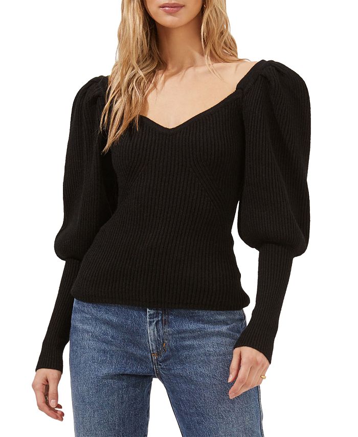 Astr the label hotsell puff sleeve sweater