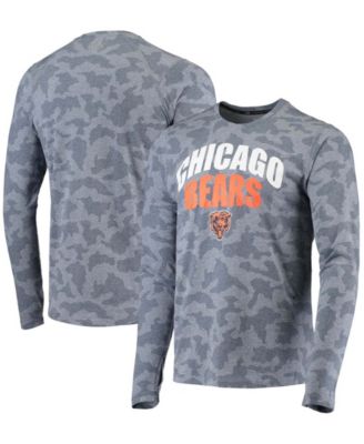 Lids Chicago Bears MSX by Michael Strahan Camo Performance Long Sleeve T- Shirt - Navy