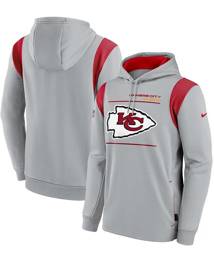 Men's Nike Red Kansas City Chiefs Sideline Club Fleece Pullover Hoodie Size: Large