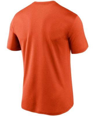 Men's Orange Chicago Bears Logo Essential Legend Performance T-shirt
