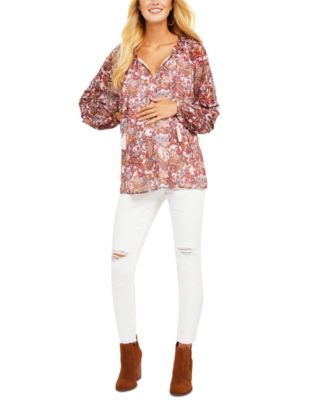 Jessica Simpson Maternity Distressed 