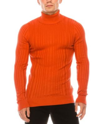 orange turtle neck men