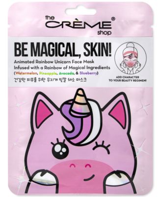 The Crème Shop - Be Magical, Skin! Animated Rainbow Unicorn Face Mask