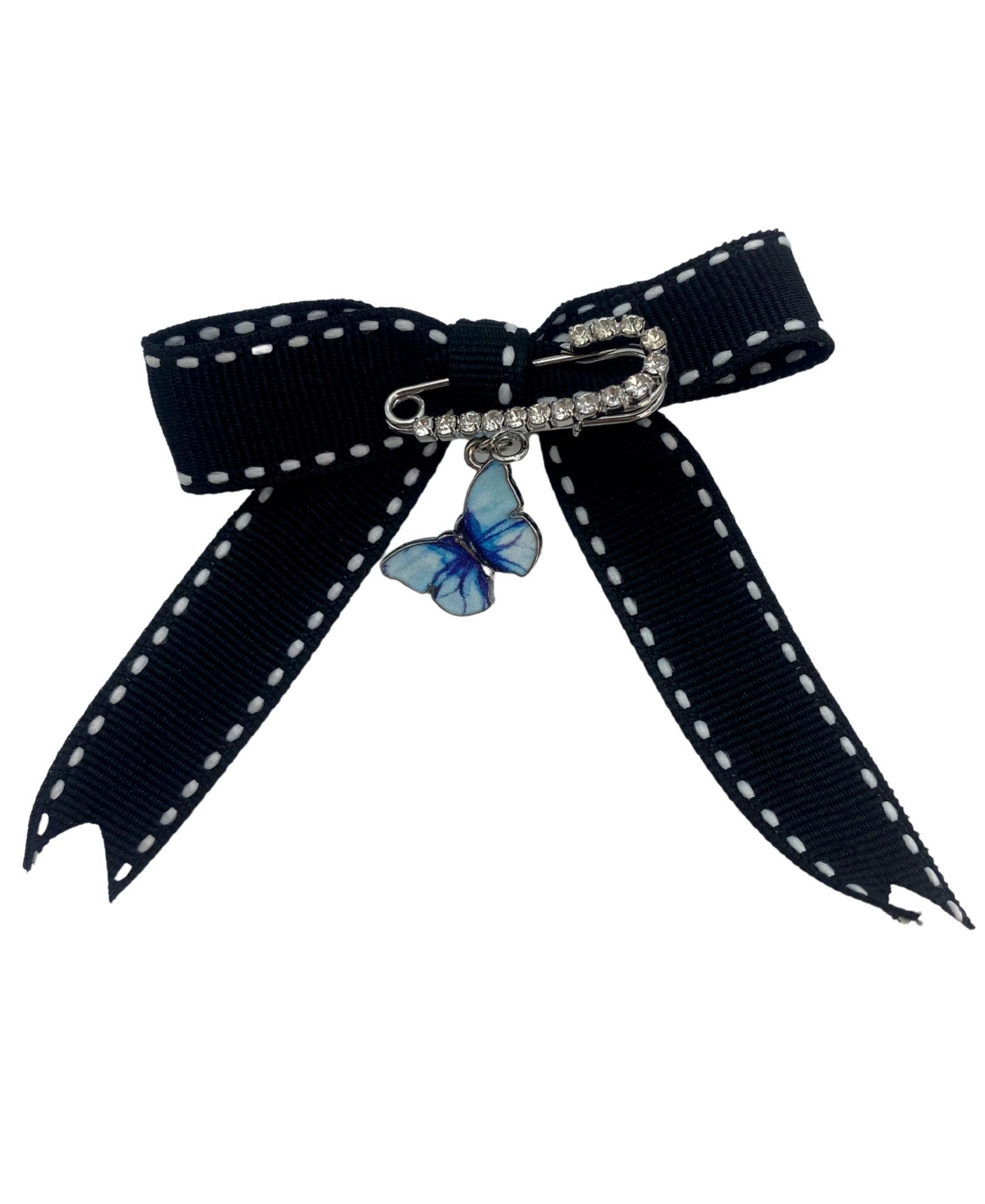 ROSEPOPS POP-UP BUTTERFLY BOX WITH SINGLE BLUEBERRY REAL ROSE 
