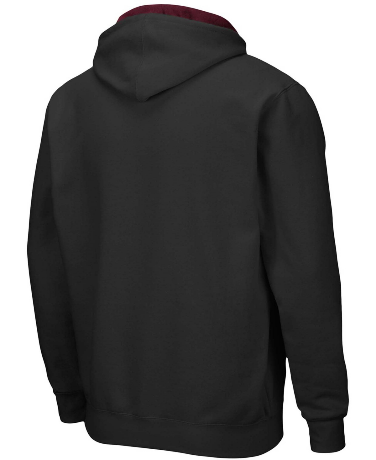 Colosseum Men's Arizona State Sun Devils Arch Logo 3.0 Full-zip Hoodie In Black