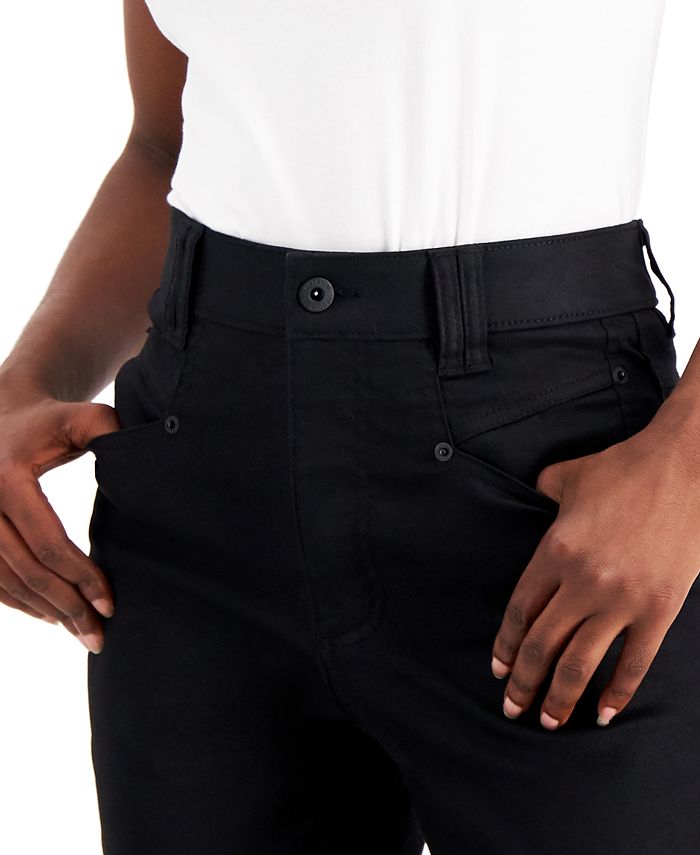 INC International Concepts Coated High Rise Skinny Jeans, Created for