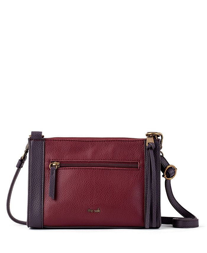 The Sak Women's Sanibel Leather Crossbody with Card Wallet & Reviews Handbags & Accessories