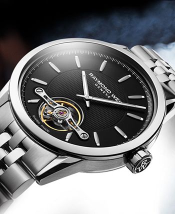 Raymond Weil - Men's Swiss Automatic Freelancer Stainless Steel Bracelet Watch 42mm