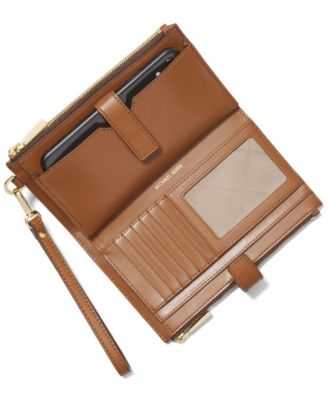 Logo Jet Set Double-Zip Wristlet