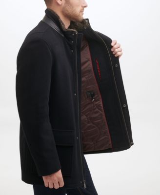 Men's Wool Plush Car Coat