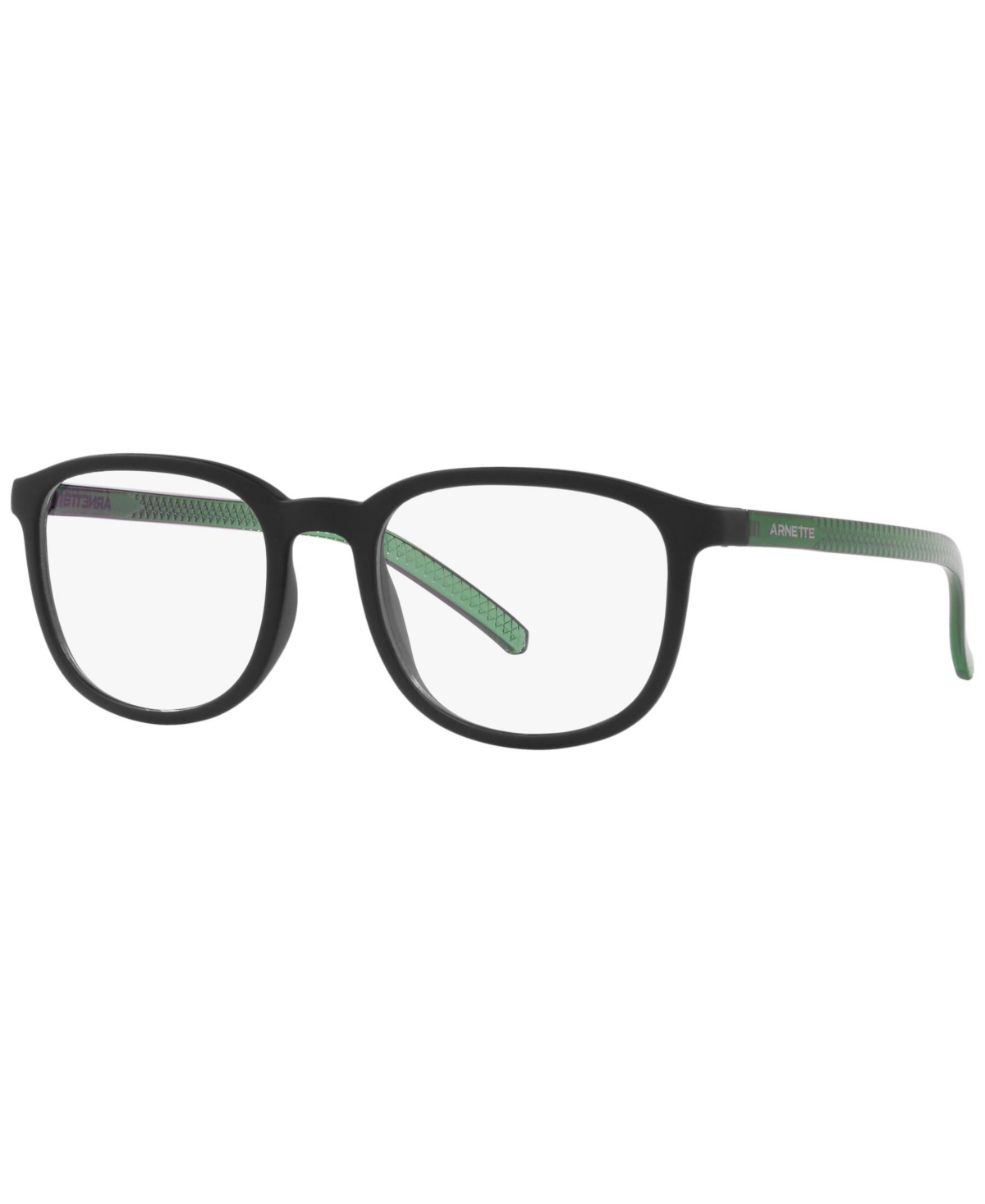 Karibou Men's Oval Eyeglasses, AN718853-o - Matte Black