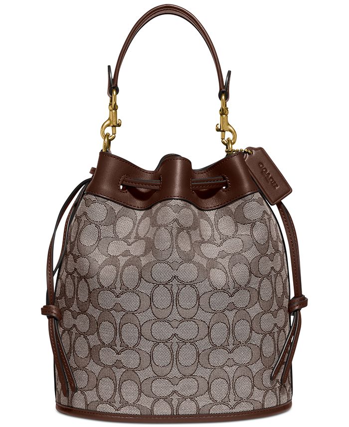 COACH Field Bucket Bag In Signature Jacquard & Reviews All Handbags