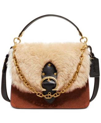 shearling bag coach