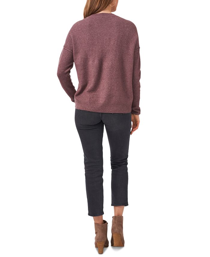 Vince Camuto Long Sleeve Extend Shoulder Sweater & Reviews Sweaters