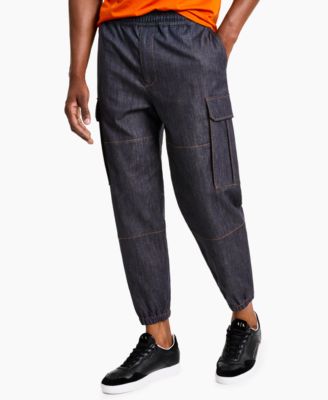 A|X Armani Exchange - Men's Denim Cargo Pants